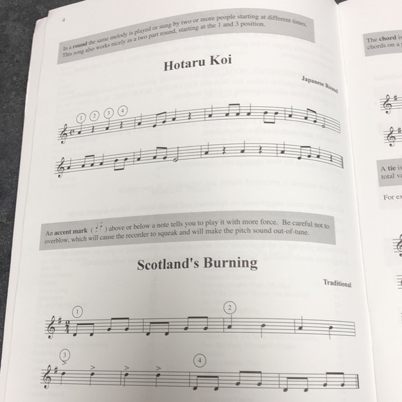 Hands on Recorder instructions/songs Book 2 - Picture 2 of 5